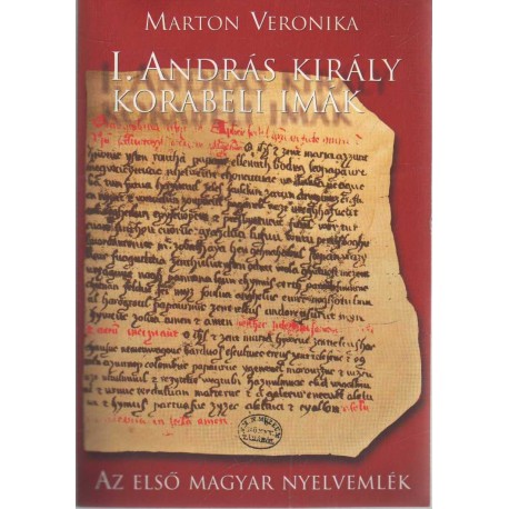 I. András király korabeli imák