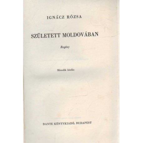 Született Moldovában (1940)
