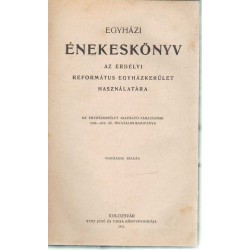 Egyházi énekeskönyv az Erdélyi Református Egyházkerület használatára