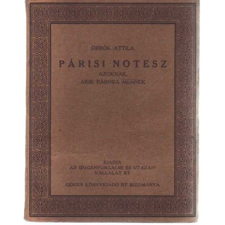 Párisi notesz