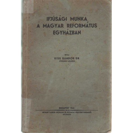 Ifjúsági munka a Magyar Református Egyházban