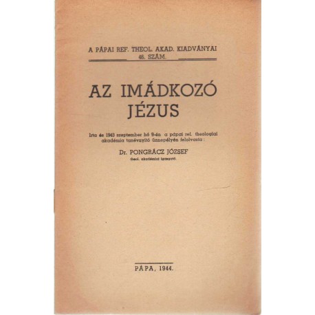 Az imádkozó Jézus