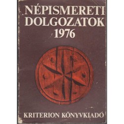 Népismereti dolgozatok 1976