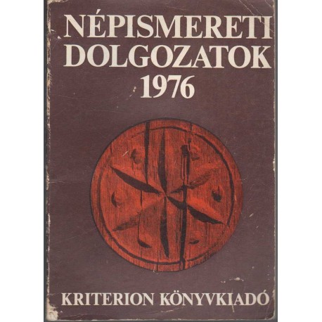 Népismereti dolgozatok 1976