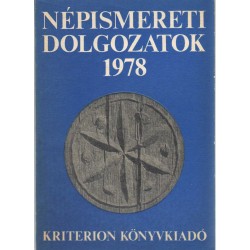 Népismereti dolgozatok 1978
