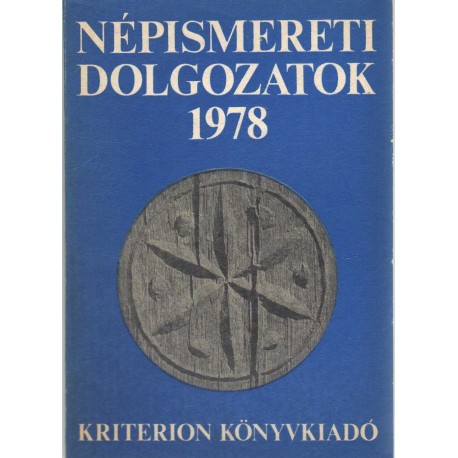 Népismereti dolgozatok 1978