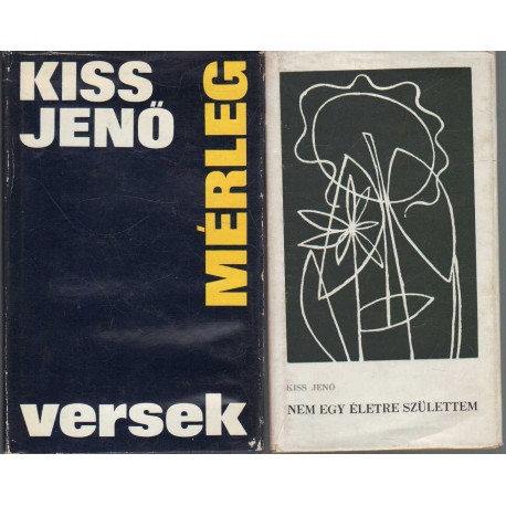 Kiss Jenő verses kötetei (2 db)