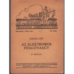 Az elektromos függővasút