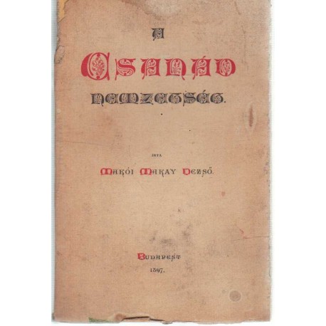 A Csanád nemzetség (1897)