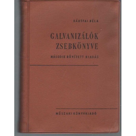 Galvanizálók zsebkönyve