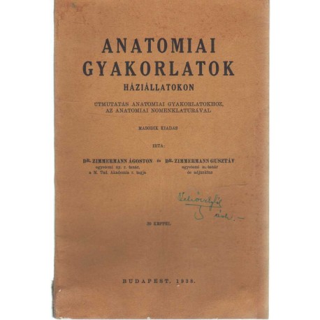 Anatomiai gyakorlatok háziállatokon