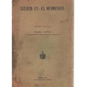 Szegedi út- és névmutató (1907)