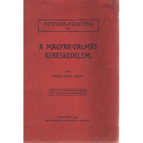 A magyar-dalmát kerekedelem