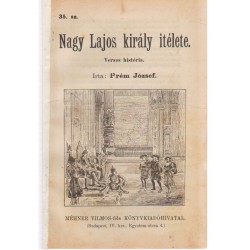 Nagy Lajos király itélete (ponyva)