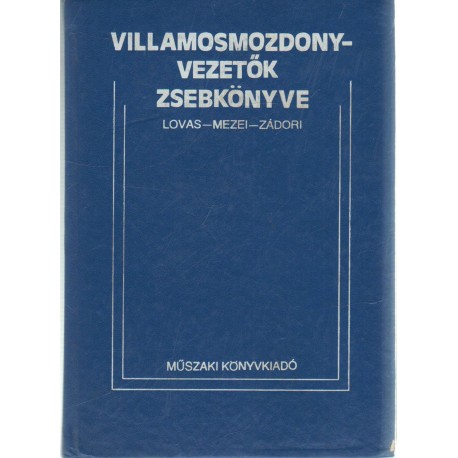 Villamosmozdony-vezetők zsebkönyve