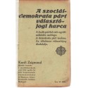 A szociáldemokrata párt választójogi harca (1912)