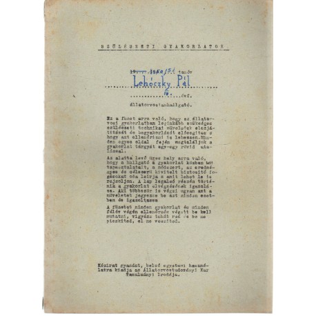 Szülészeti gyakorlatok