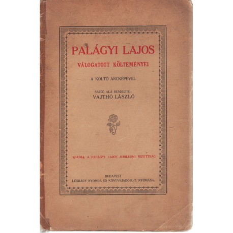 Palágyi Lajos válogatott költeményei