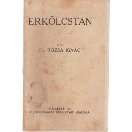 Erkölcstan (1919)