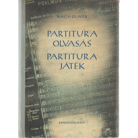 Partituraolvasás, partiturajáték