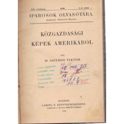 Közgazdasági képek Amerikából (1908)
