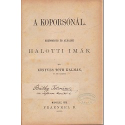 A koporsónál (bőrkötés, 1876)