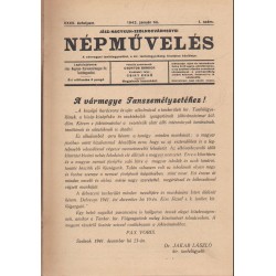 Jász-Nagykun-Szolnokvármegyei Népművelés (1942)