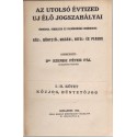 Az utolsó évtized uj élő jogszabályai I-V., 4 kötetben