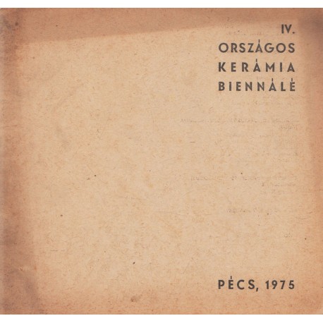 IV. Országos kerámia biennálé