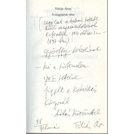 A magyarok vére (dedikált!)