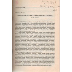 Németország és a magyarországi német kisebbség (dedikált!)