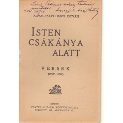 Isten csákánya alatt (dedikált!)