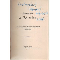 Szavak a Tó fölött (dedikált!)