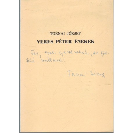 Veres Péter énekek (dedikált!)