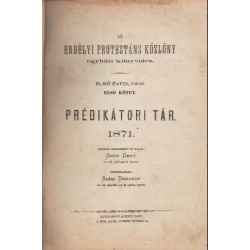 Prédikátori tár 1871