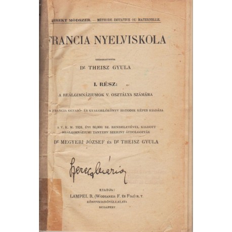 Francia nyelviskola I-III.