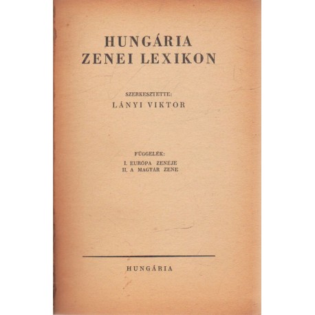 Hungária zenei lexikon
