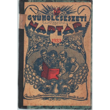 Gyümölcsészeti naptár az 1933. évre