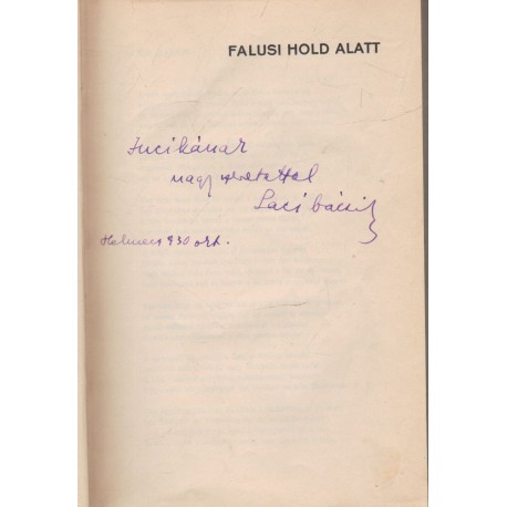 Az ember és árnyéka (Dedikált)