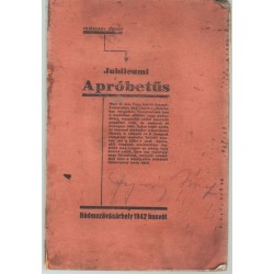 Jubileumi Apróbetűs