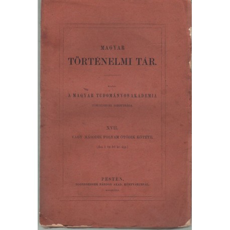 Történeti Maradványai 1658-1663