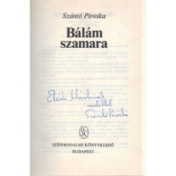 Bálám szamara (Dedikált)