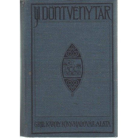 Bünvádi perrendtartás 1911