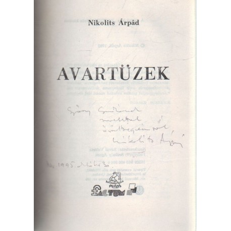 Avartüzek (dedikált)