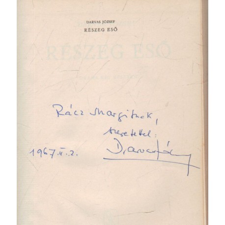 Részeg eső (dedikált)