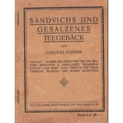 Sandvichs und Gesalzenes Teegebäck