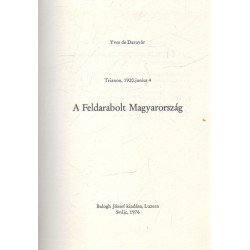 Trianon - A feldarabolt Magyarország