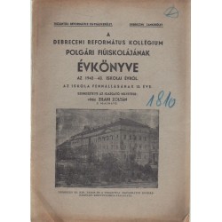 Debreceni Tanítóképző Intézet értesítője 1915