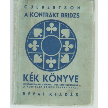 A kontrakt bridzs kék könyve