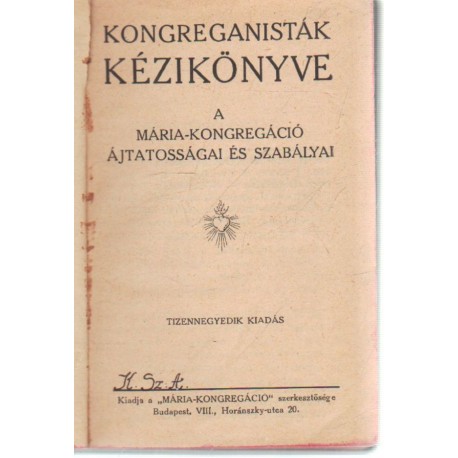 Kongreganisták kézikönyve